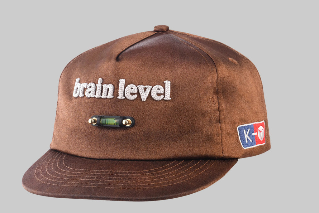 brain level - short brim hat